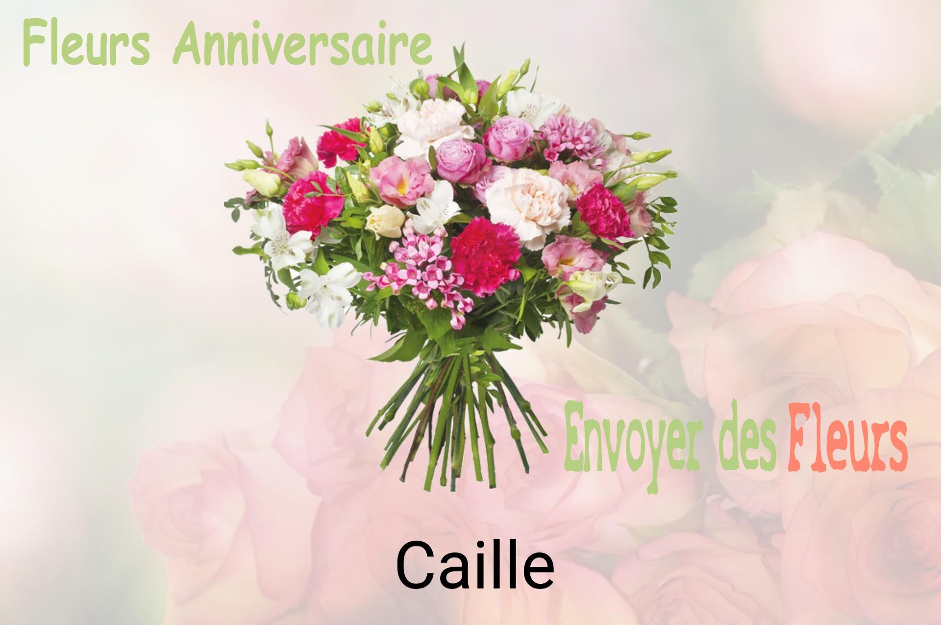 Bouquet de fleurs d’anniversaire livré à Caille