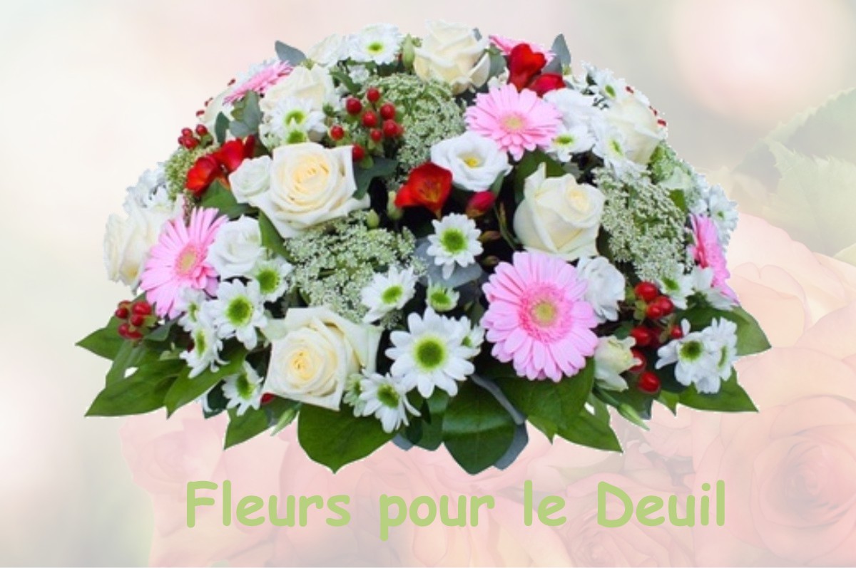 fleurs deuil CAILLE